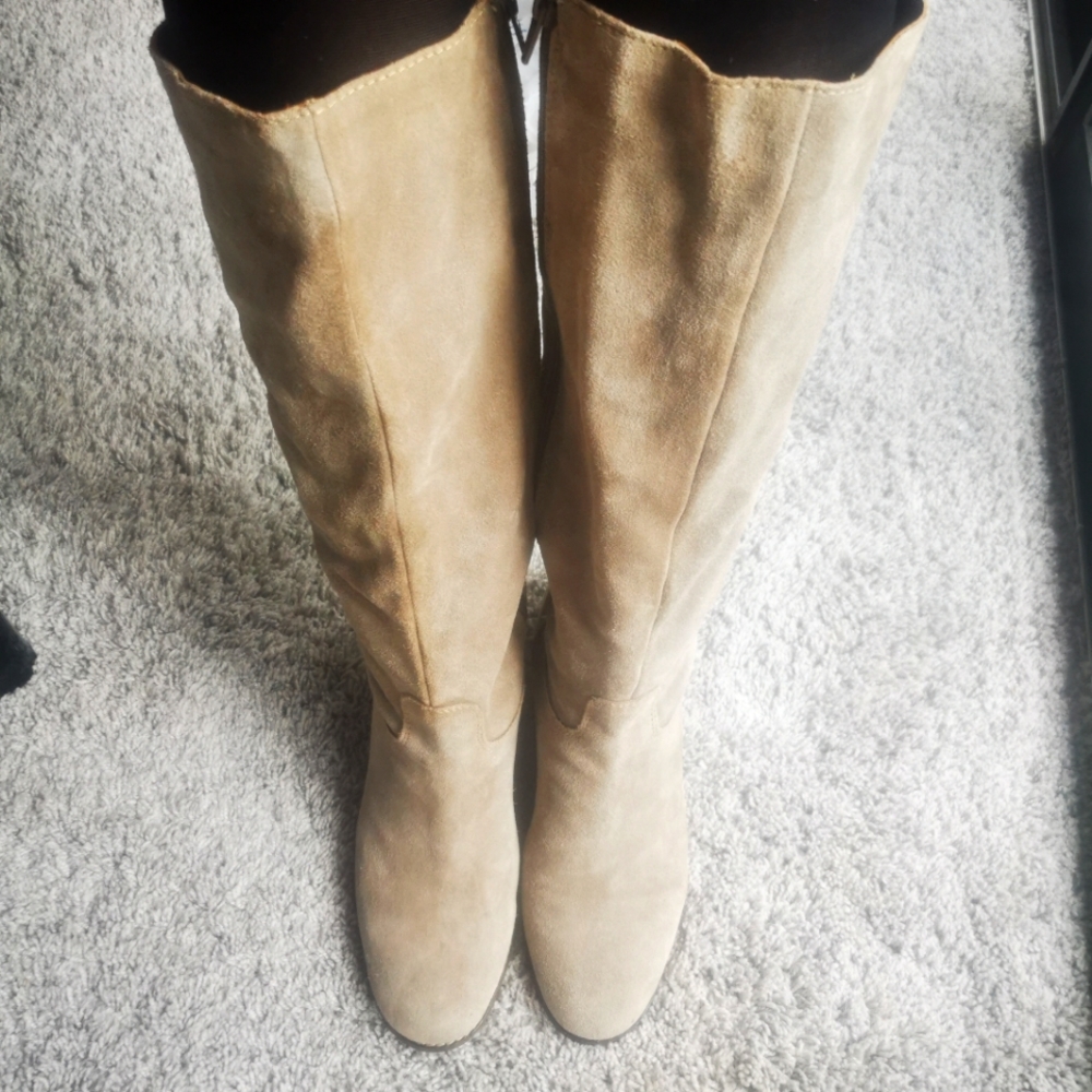 Real leather boots